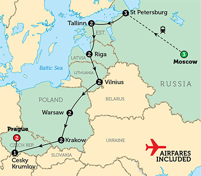 moscow-to-prague-map